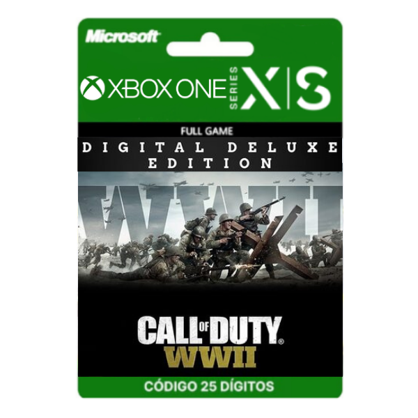 Call of Duty WWII Digital Deluxe Edition Xbox One/Series X|S 25 Dígitos
