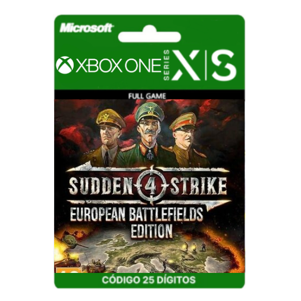 Sudden Strike 4 European Battlefields Edition Xbox One/Series X|S 25 Dígitos