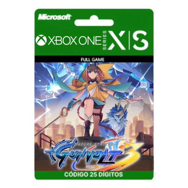 Azure Striker GUNVOLT 3 Xbox One/Series X|S 25 Dígitos