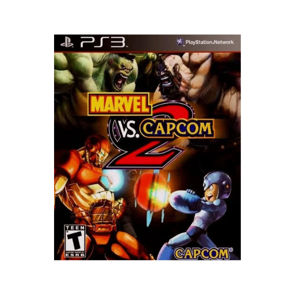 Marvel Vs Capcom 2 Mídia Digital Clássico Ps2 Para Ps3 Psn