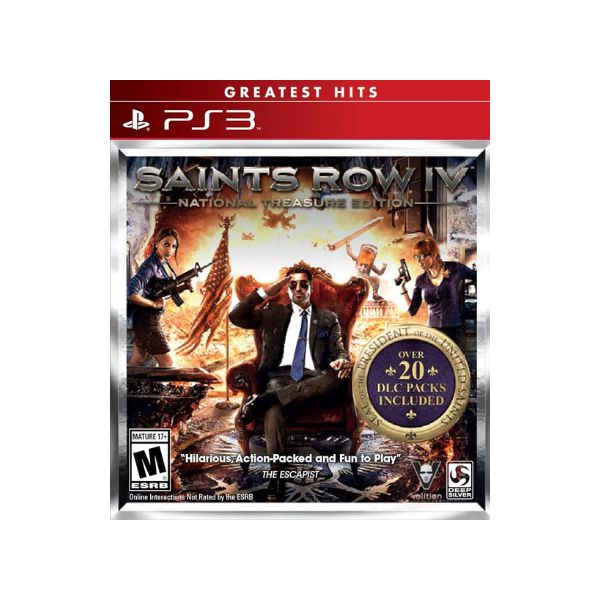 Saints Row IV National Treasure Edition Mídia Digital Ps3 Psn