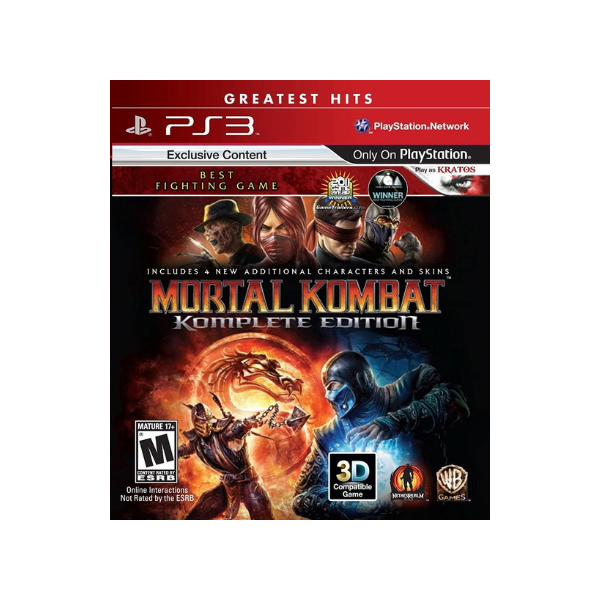 Mortal Kombat Komplete Edition Mídia Digital Ps3 Psn