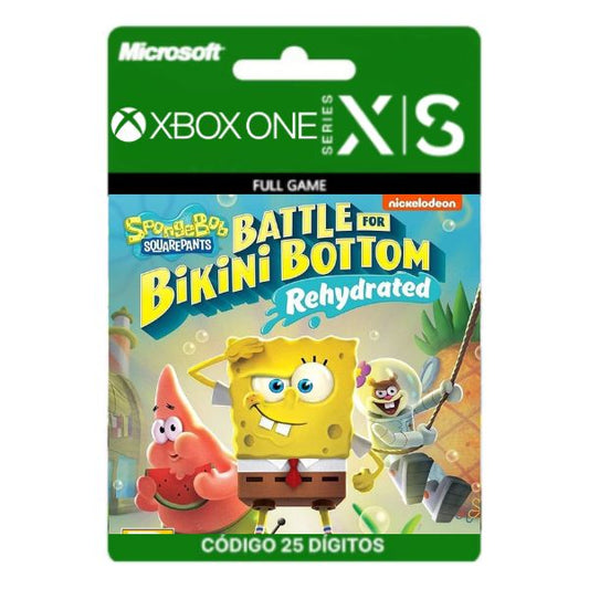 SpongeBob SquarePants Battle for Bikini Bottom - Rehydrated Xbox One/Series X|S 25 Dígitos