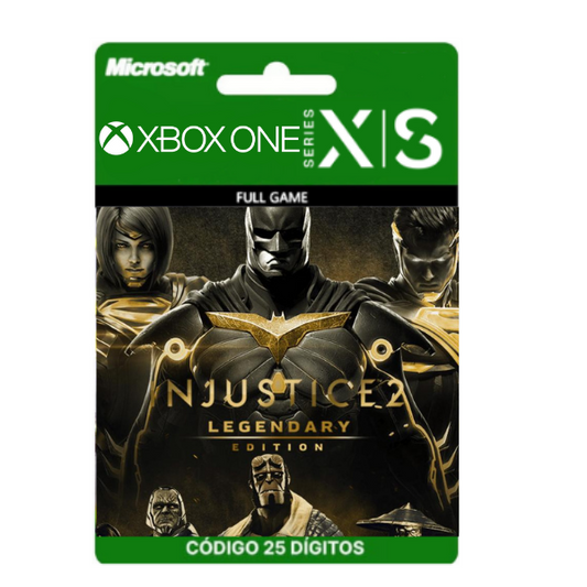 Injustice Lendary Edition Xbox One/Series X|S 25 Dígitos