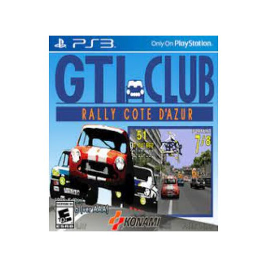 Gti + Club Rally Cote Dazur Mídia Digital Ps3 Psn