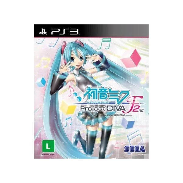 Hatsune Miku Project Diva F 2nd Mídia Digital Ps3 Psn
