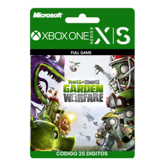Plants vs. Zombies Garden Warfare Xbox One/Series X|S 25 Dígitos