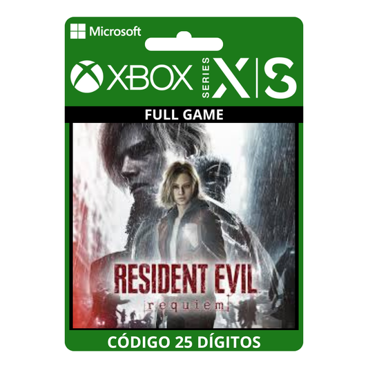 Resident Evil Requiem Xbox Series X|S Código 25 Dígitos