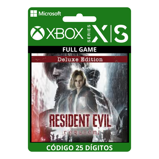 Resident Evil Requiem Deluxe Edition Xbox Series X|S Código 25 Dígitos
