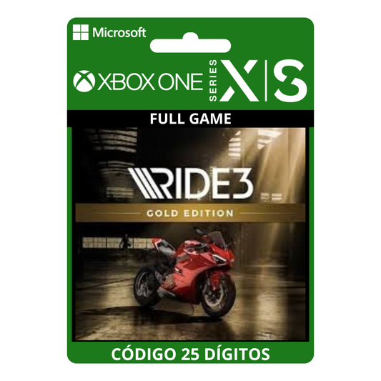 Ride 3 Gold Edition Xbox One/Series X|S 25 Dígitos