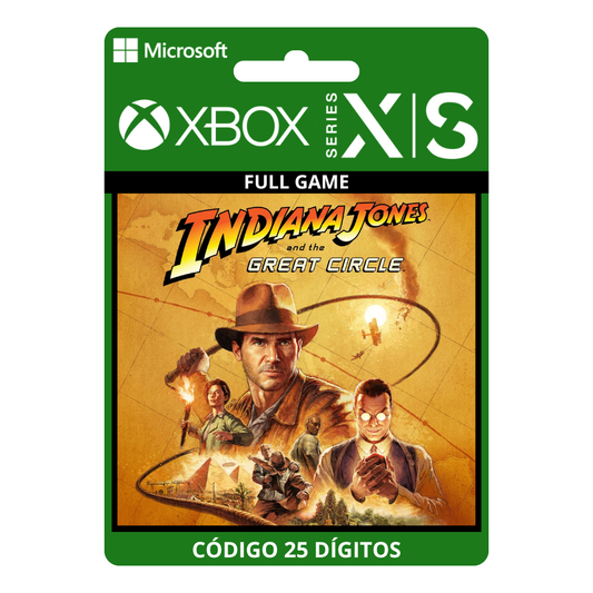 Indiana Jones and the Great Circle Xbox Series X|S / PC 25 Dígitos