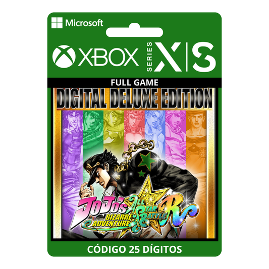 JoJos Bizarre Adventure: All-Star Battle R Deluxe Edition Xbox Series X|S 25 Dígitos