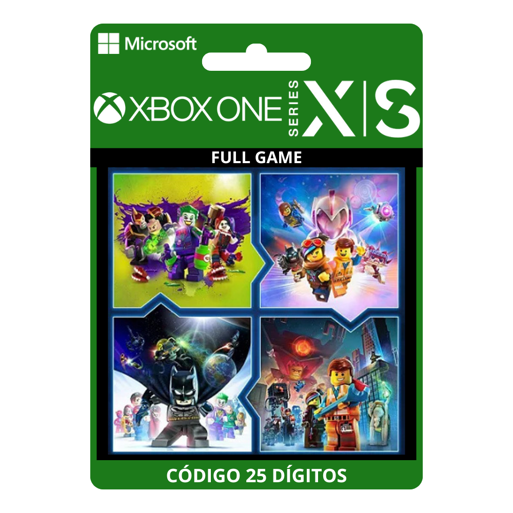Conjunto de Jogos LEGO Xbox One/Series X|S 25 Dígitos