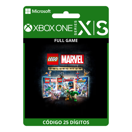 Lego Marvel Collection 3 Jogos Xbox One/Series X|S 25 Dígitos