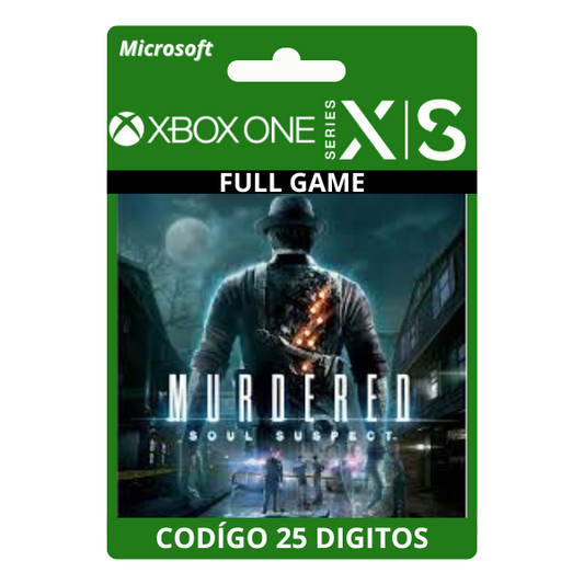 Murdered: Soul Suspect Xbox One/Series X|S 25 Dígitos