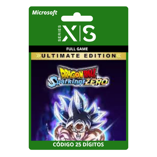 DRAGON BALL Sparking! ZERO Ultimate Edition Xbox Series X|S 25 Dígitos