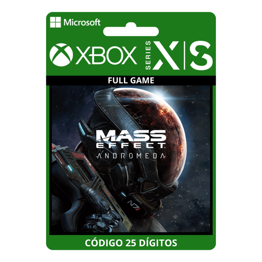 Mass Effect Andromeda (Standard Recruit Edition) Xbox One/Series X|S 25 Dígitos