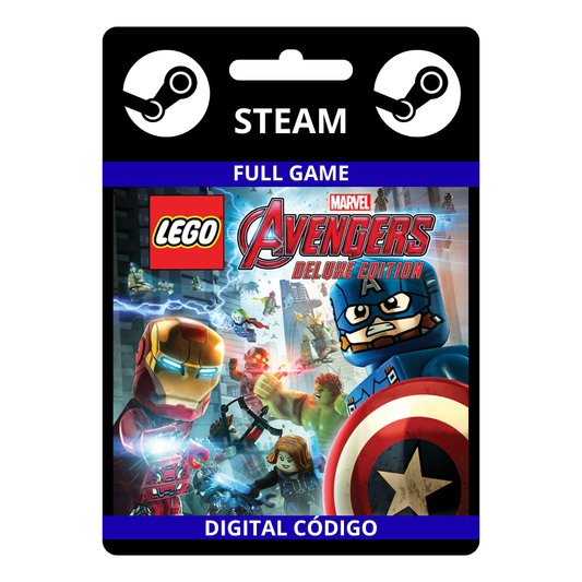 Lego Marvel Avengers Deluxe Edition Steam Código De Resgate Digital