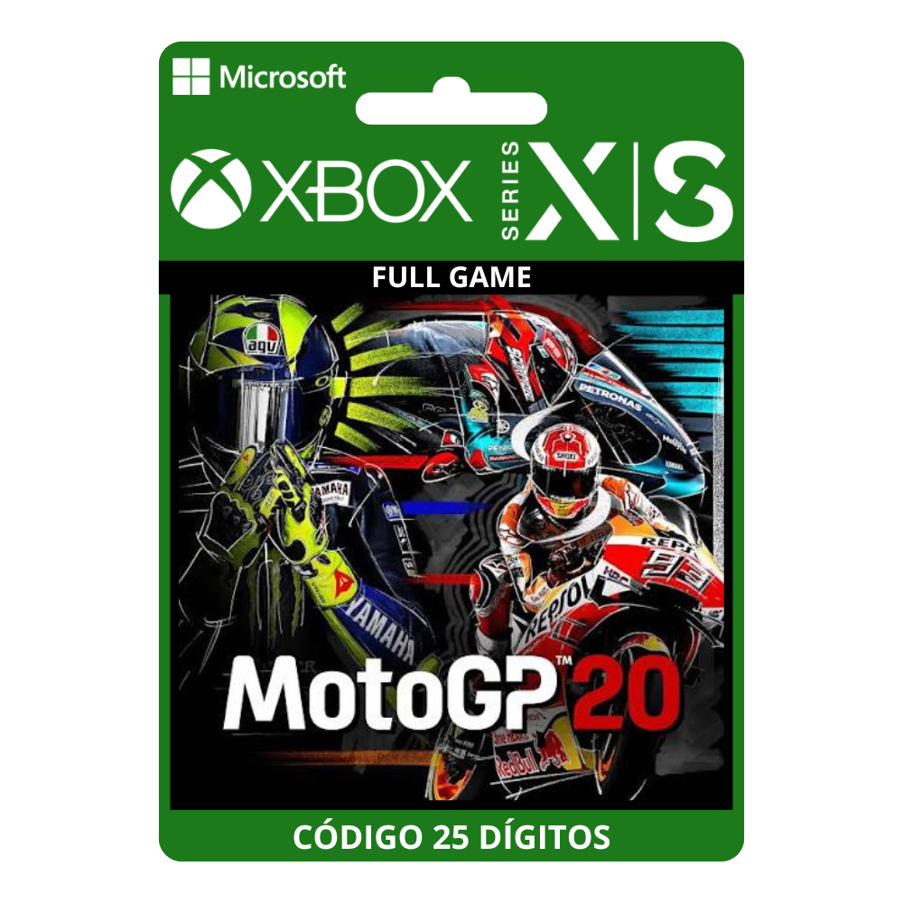 Moto Gp 20 Xbox One/Series X|S Código 25 Dígitos