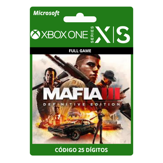 Mafia 3 Definitive Edition Xbox One/Series X/S 25 Dígitos