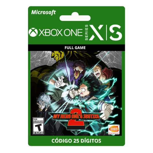 My Hero Ones Justice 2 Xbox One/Series X|S 25 Dígitos