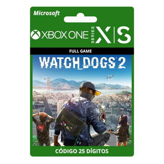 Watch Dogs 2 Xbox One/Series X/S 25 Dígitos
