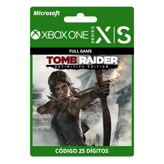 Tomb Raider Definitive Edition Xbox One/Series X|S 25 Dígitos